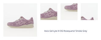 Asics Gel-Lyte III OG Rosequartz/ Smoke Grey 1