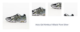 Asics Gel-Nimbus 9 Black/ Pure Silver 1