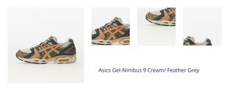 Asics Gel-Nimbus 9 Cream/ Feather Grey 1