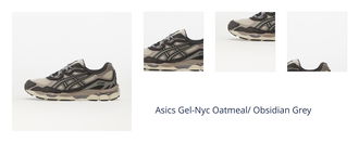 Asics Gel-Nyc Oatmeal/ Obsidian Grey 1