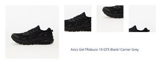 Asics Gel-TRabuco 10 GTX Black/ Carrier Grey 1