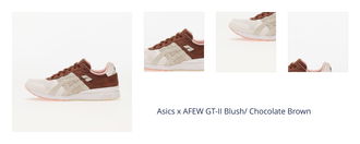 Asics x AFEW GT-II Blush/ Chocolate Brown 1