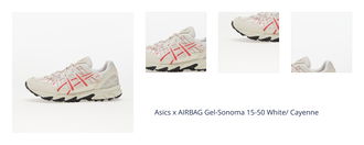 Asics x AIRBAG Gel-Sonoma 15-50 White/ Cayenne 1