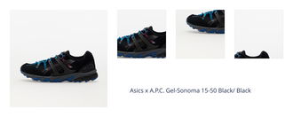 Asics x A.P.C. Gel-Sonoma 15-50 Black/ Black 1