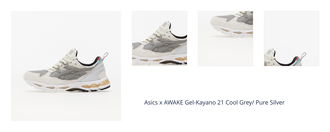 Asics x AWAKE Gel-Kayano 21 Cool Grey/ Pure Silver 1