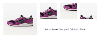 Asics x Awake Gel-Lyte III OG Black/ Black 1