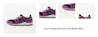 Asics x Awake Gel-Lyte III OG Black/ Black 1