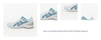 Asics x Comme Des Garsons Shirt Tarther SC White/ Aquarium 1