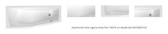 Asymetrická vaňa Laguna Aneta Plus 160x70 cm akrylát ľavá AN1600LPLUS 1