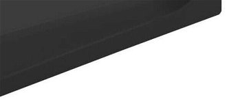Asymetrická vaňa Polysan TIGRA L 80x170 cm akrylát ľavá čierna 90111BM 9
