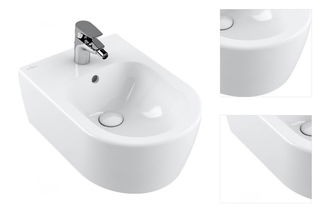 Avento závesný bidet 530x370 mm, CeramicPlus, alpská biela 3