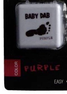 Baby Dab Farba na detské odtlačky fialová,BABY DAB Farba na detské odtlačky - fialová 8