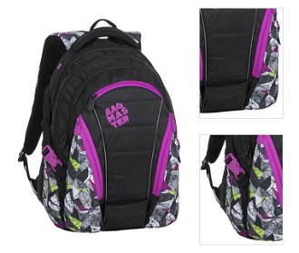 Bagmaster Bag 9 B Purple / green / black 3