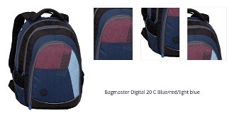 Bagmaster Digital 20 C Blue/red/light blue 1