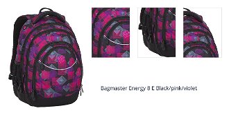 Bagmaster Energy 8 E Black/pink/violet 1