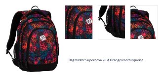Bagmaster Supernova 20 A Orange/red/turquoise 1