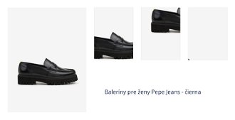Baleríny pre ženy Pepe Jeans - čierna 1