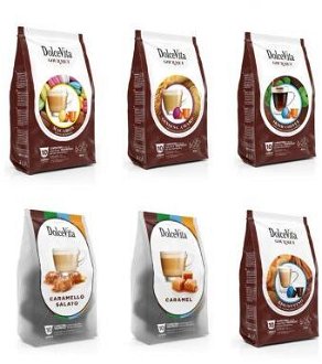 Balíček ochutených káv DolceVita - 60 kapsúl pre Nespresso kávovary
