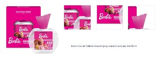 Barbie Eau de Toilette Natural Spray toaletná voda pre deti 50 ml 1