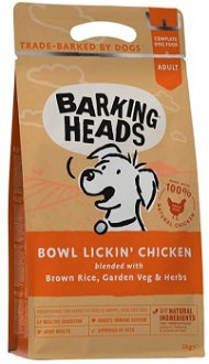 Barking Heads BOWL LICKIN chickeN - 12kg + mikroplyšová zelená deka