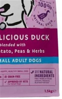 Barking Heads DOGGYLICIOUS duck SMALL breed - 1,5kg 9