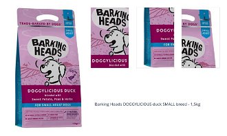 Barking Heads DOGGYLICIOUS duck SMALL breed - 1,5kg 1