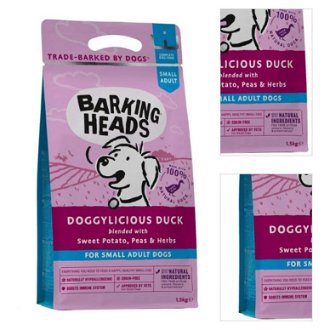 Barking Heads DOGGYLICIOUS duck SMALL breed - 1,5kg 3