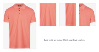 Basic tričká pre mužov O'Neill - oranžová, koralová 1