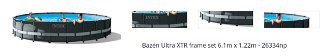 Bazén Ultra XTR frame set 6.1m x 1.22m - 26334np 1