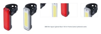 BBB Mini Signal Lightset Black 100 lm Predná-Zadná Cyklistické svetlo 1
