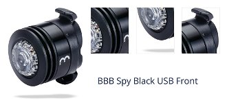 BBB Spy 40 lm Black Cyklistické svetlo 1