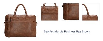 Beagles Murcia Business Bag Brown 1