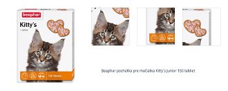 Beaphar pochúťka pre mačiatka Kitty´s Junior 150 tabliet 1