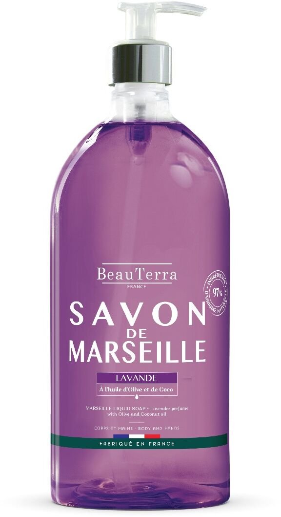 Beauterra Marseille Liquid Soap Lavender 1l
