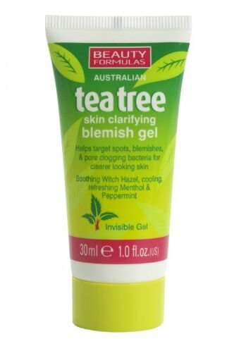 BeautyFormulas Tea tree Čistiaci gél na pleť 30 ml