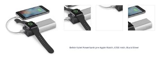 Belkin Valet Powerbank pre Apple Watch, 6700 mAh, Black/Silver 1
