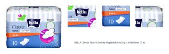 BELLA Classic Nova Comfort Hygienické vložky s krídelkami 10 ks 1