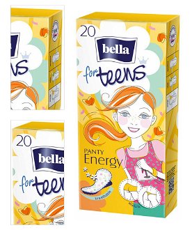 BELLA For Teens slipové vložky Energy 20 kusov v balení 4