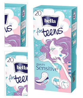 BELLA For Teens slipové vložky Sensitive 20 kusov v balení 4