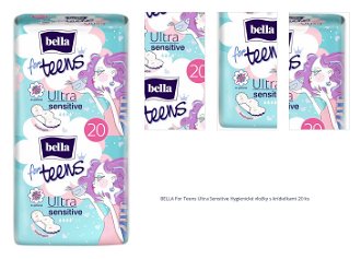 BELLA For Teens Ultra Sensitive Hygienické vložky s krídielkami 20 ks 1