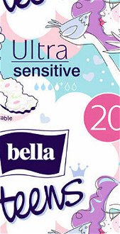 BELLA For Teens Ultra Sensitive Hygienické vložky s krídielkami 20 ks 5