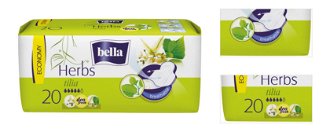 BELLA Herbs Tilia Hygienické vložky s krídelkami 20 ks 3