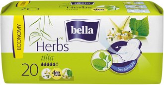 BELLA Herbs Tilia Hygienické vložky s krídelkami 20 ks 2
