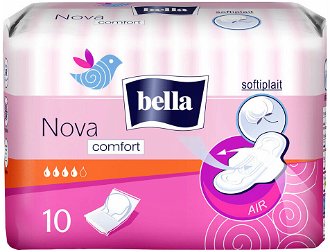 BELLA Nova Comfort Hygienické vložky s krídelkami 10 ks 2