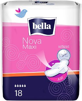 BELLA Nova Maxi Hygienické vložky s krídielkami 18 ks 2