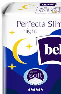BELLA Perfecta Slim Night Extra Soft Hygienické nočné vložky s krídelkami 14 ks 6