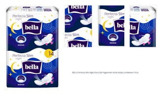BELLA Perfecta Slim Night Extra Soft Hygienické nočné vložky s krídelkami 14 ks 1