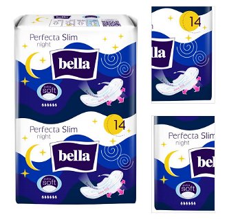 BELLA Perfecta Slim Night Extra Soft Hygienické nočné vložky s krídelkami 14 ks 3