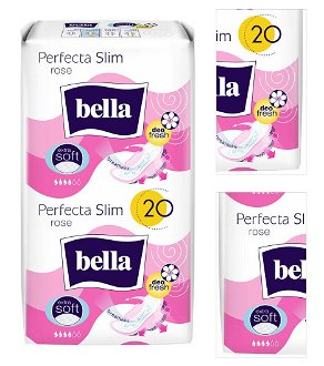 BELLA Perfecta Slim Rose Hygienické parfumované vložky s krídelkami 20 ks 3