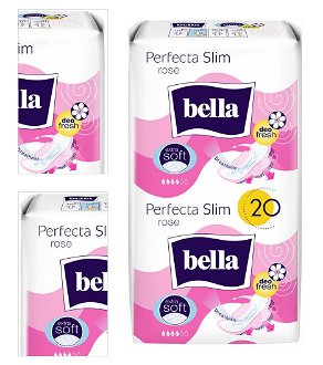 BELLA Perfecta Slim Rose Hygienické parfumované vložky s krídelkami 20 ks 4